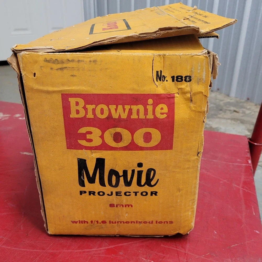 Vintage 1950's Kodak Brownie 300‎ Movie Projector 8mm - Retro Home Decor / Prop